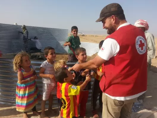 Childrens in Khanke camp